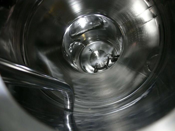 Used Precision 350 Liter Stainless Steel Jacketed Reactor w/ Load Cells, Rated 45 PSI