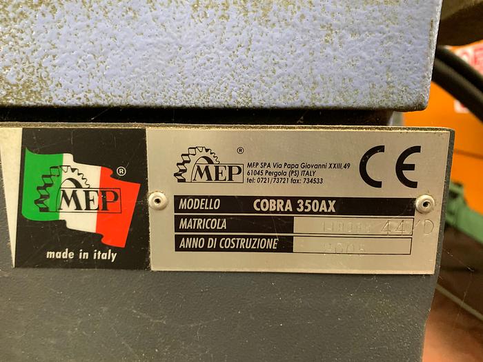 Ottime Segatrice a Disco Automatica MEP COBRA 350AX