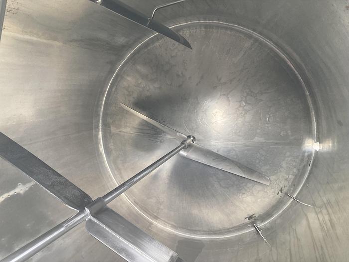 Used Used St Regis The Creamery Package Manufacturing Co. 2000 gallon 304 stainless steel jacketed dairy processor