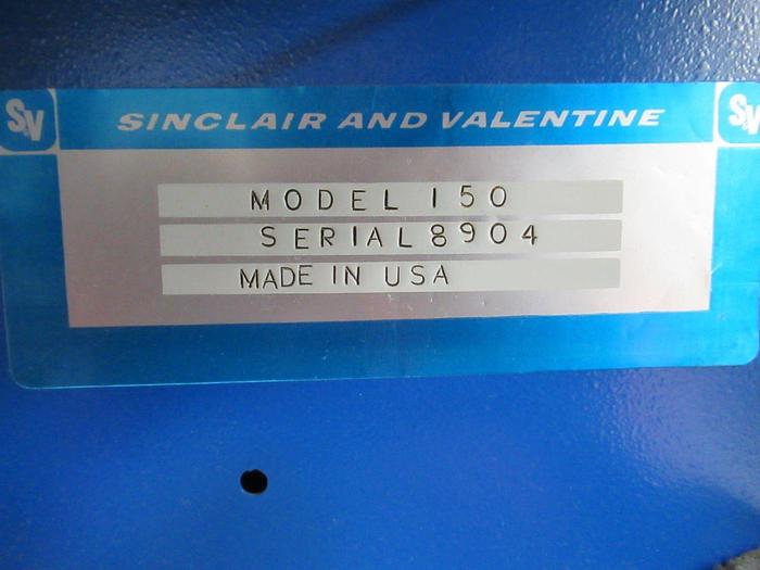 Used SINCLAIR & VALENTINE SINVATROL TESTER MODEL 150