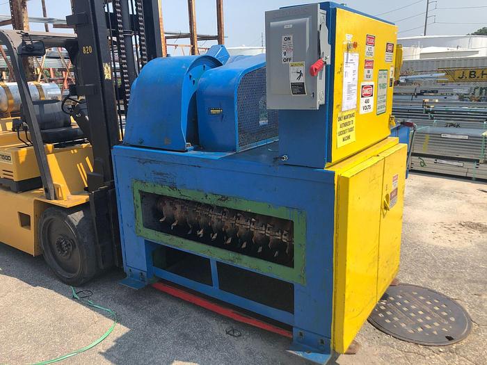 Used 48" WIDE BLOAPCO FLOOR MOUNT SHREDDER
