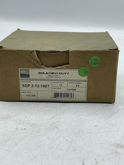 SOLA SDP 2-12-100T SOLA SDP 2-12-100T