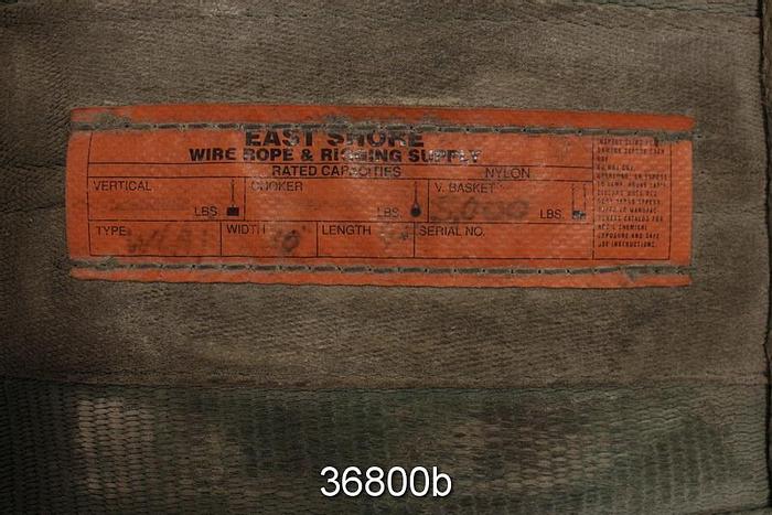 Used East Shore Wire Sling 4' Length, 20" Width, V-Basket 5000 Lbs #36800