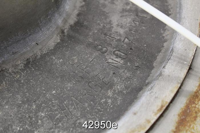 Used Bird Model 10 18" Diameter CF8M Stuffing Box Cover #42950