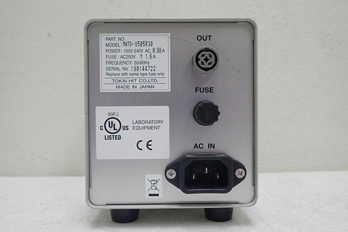 Used Nikon Tokai Hit Model MATS-U505R30 Microscope Thermo Plate Controller