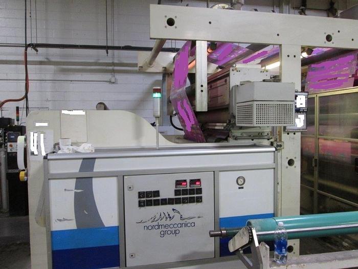 Used 59" NORDMECCANICA SOLVENTLESS COATER LAMINATOR 600 SL MODEL 1500; 50" TURRETS