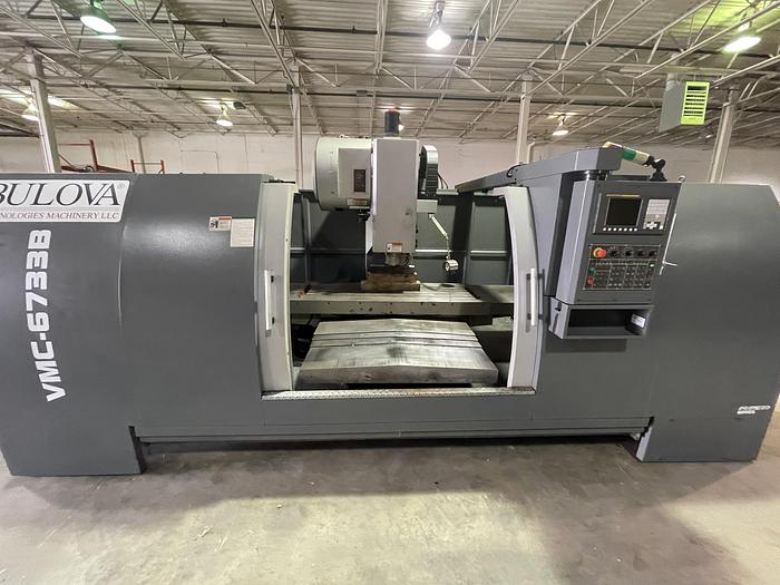 Used BULOVA VMC-6733B VERTICAL MACHINING CENTER, 67" X 33" X 28", FANUC Oi-MD CONTROL, NEW 2018 #104841