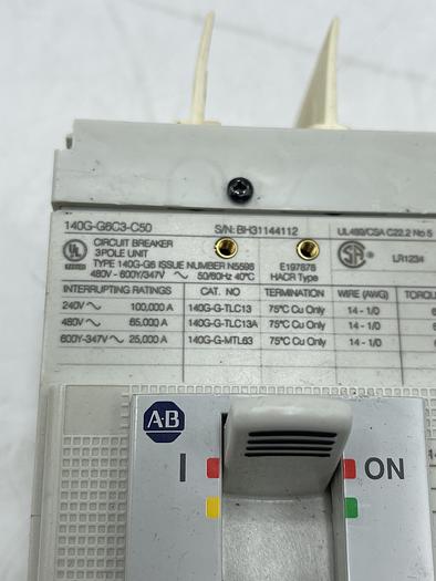 Used AB ALLEN BRADLEY 140G-G6C3-C50