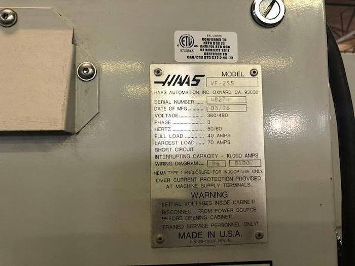 Used 2006 HAAS VF-2SS