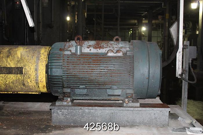 Used Toshiba/Reliance A/C Motor, 150 Hp, 710 Rpm, 449T Frame #42568