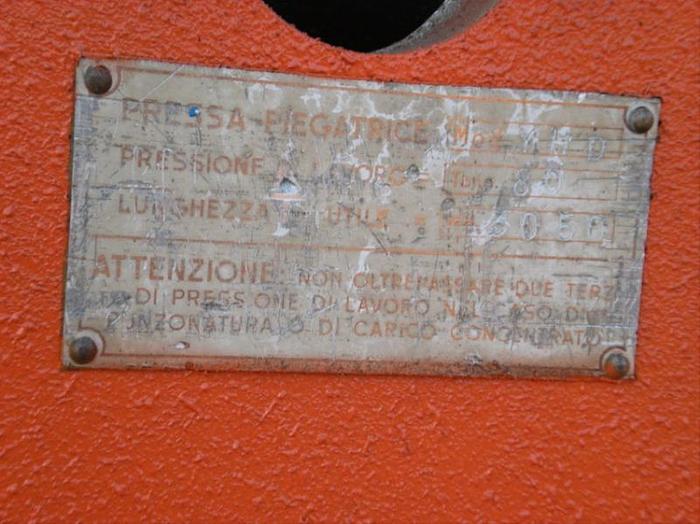 Usato PIEGATRICE BL IDRAULICA 3000 X 80t