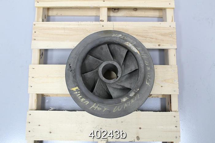 Unused Peerless Model 10AE16 Impeller, 8-Vane, Stainless Steel, 14" Diameter #40243