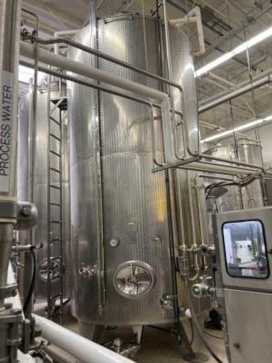 Used (2) available - Used Letina Jacketed 13900L / 3670Gal Storage Tank