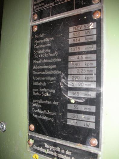 Gebraucht EXCENTERPERS WMW PEEV 50.1