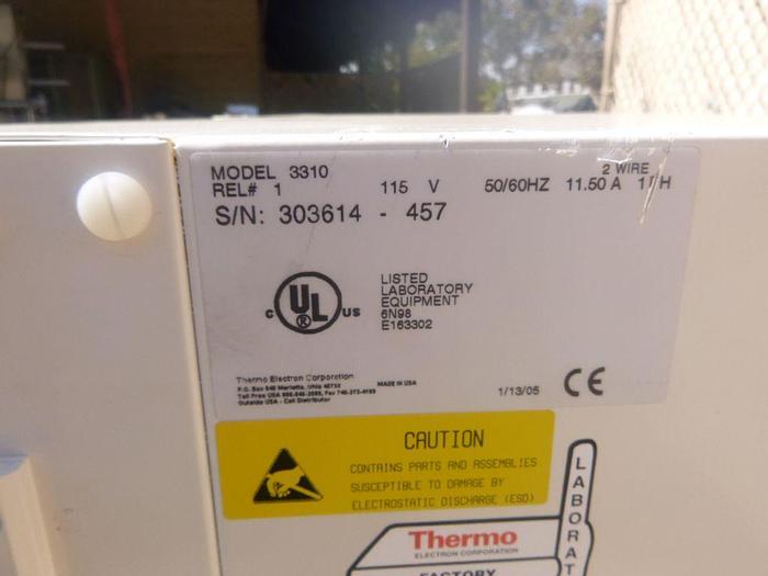 Used Oven, Thermo, Mdl 3310, Incubator, CO2, 11.4 CF, A #S744249