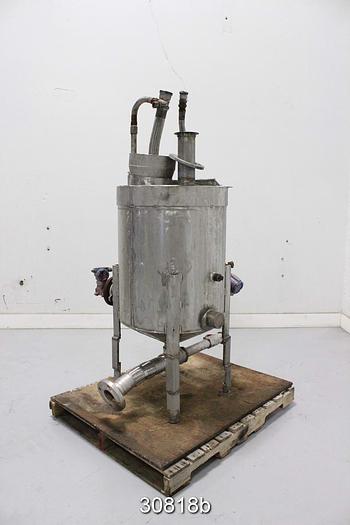 Used 24" Diameter Stainless Steel Mixing Tank #30818