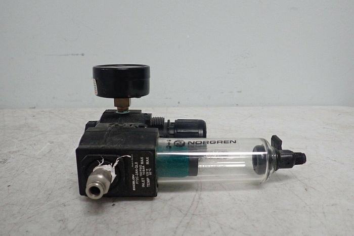 Used Excelon F72C-2AN-QL0 150 PSIG Filter w/ Norgren R72G-2AK-RFN 300 PSIG Regulator