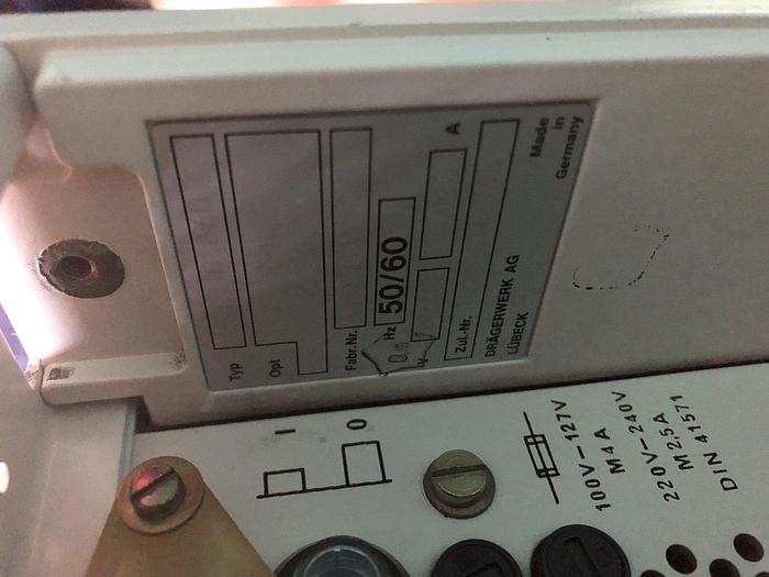 Used Dräger Evita2  Beatmungsgerät Ventilator auf Fahrwagen