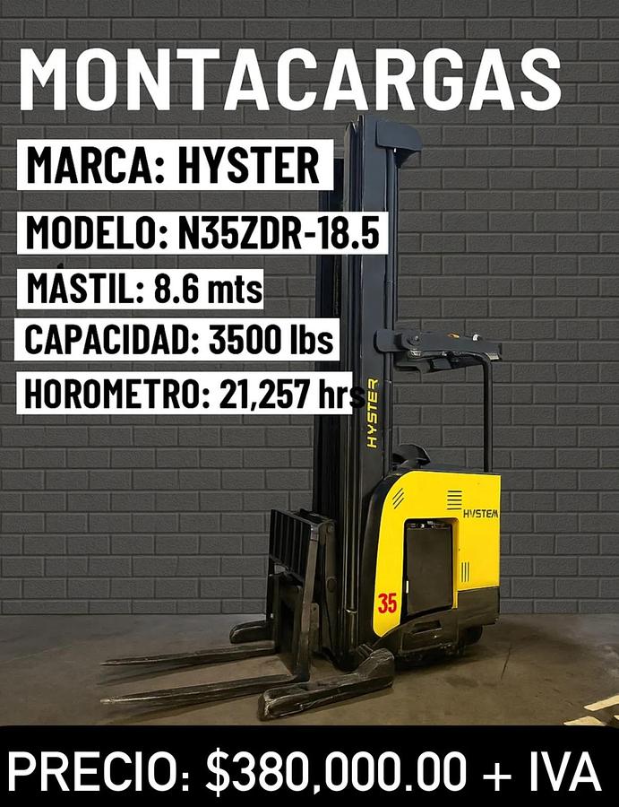 Used Hyster N35ZDR-18.5
