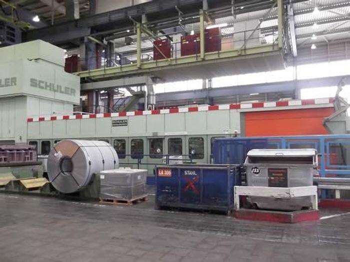 Used 600 tons Blanking Line Schuler EBS4-600-3,6-550