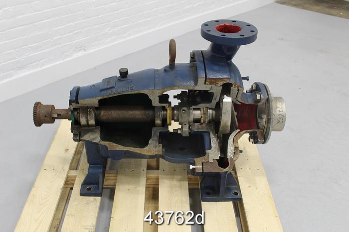 Used Goulds 3175 4x6x18 Training Pump, Iron Casing #43762