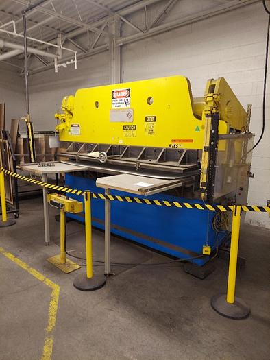 Used 10' ACCURPRESS 100-TON HYDRAULIC PRESS BRAKE/DIE CUTTER