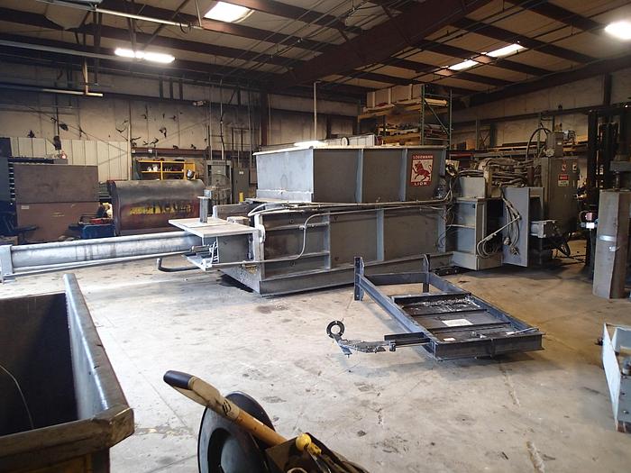 Used LOGEMANN TWO RAM BALER MODEL 245AT1; 50 HP; 9" CYLINDER