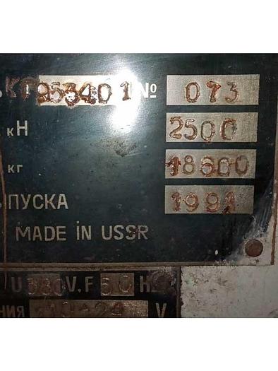 Used Press Trimming TMP Voronezh Russia KG9534.01