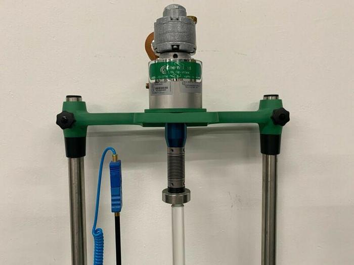 Used Chemglass 20 Liter Glass Reactor w/ Overhead Stirrer & Digital Temp Monitor