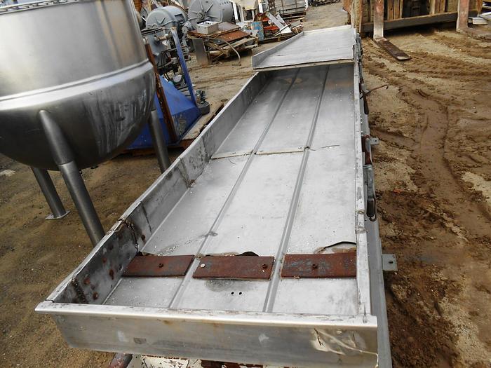 Used Screen, Vibratory, 30" x 14', S/st, Conveyor Unit #S734742