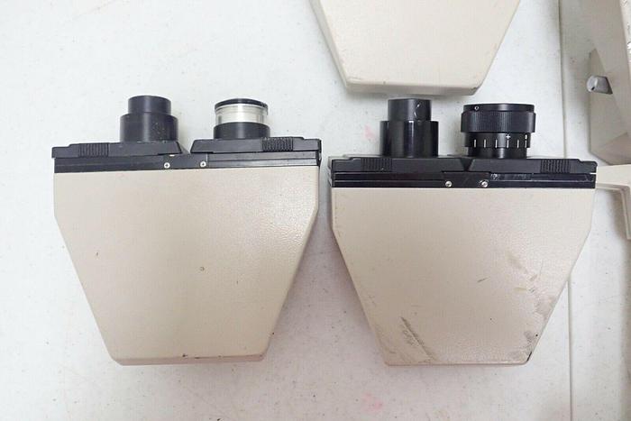 Used Lot of 4 Olympus Japan Binocular Optics Head Microscope Parts for BH2
