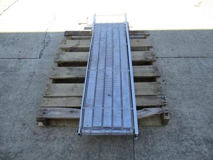 Used Conveyor Section; Wire Belt; 14"Wx5'L