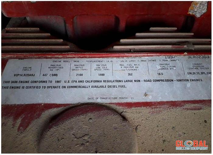 Used Item 0537 : 1997 Ingersoll-Rand XHP 900/350 Air Compressor