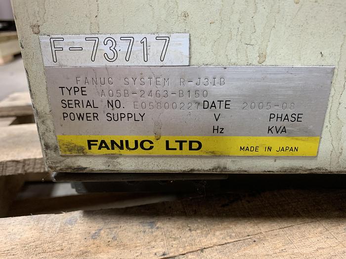 Used FANUC M16iB/20 6 AXIS CNC ROBOT WITH FANUC RJ3IB CONTROLLER