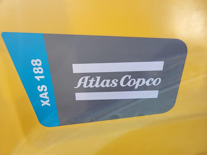 Qty (9) New Atlas Copco XAS 188 Portable Air Compressor--Ready November 2022