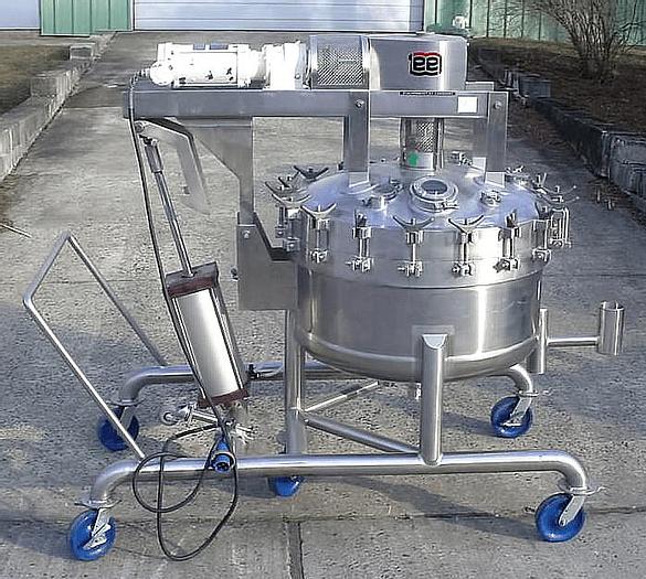 Used 100 GALLON LEE DOUBLE MOTION VACUUM PROCESSOR – S/S – VACUUM