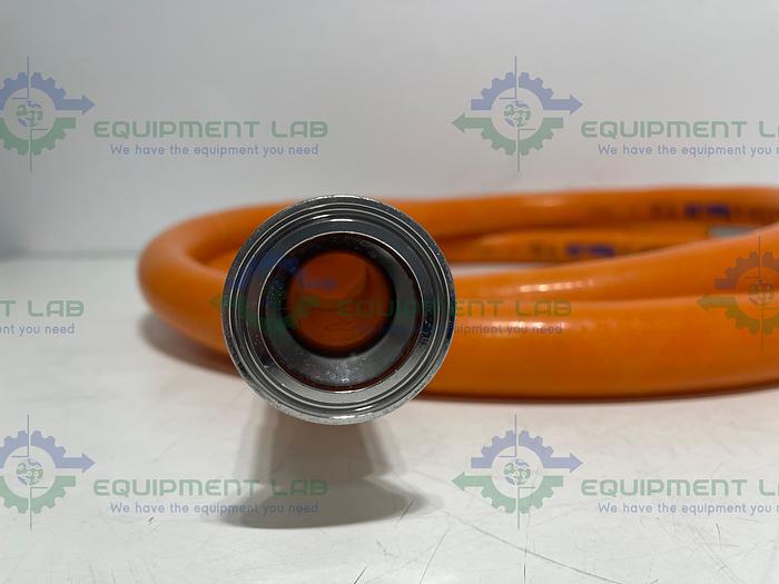 Used Saint Gobain  HOSSMP-16 Pure Fit 143" Hose w/ 1 1/2" Sanitary Fitting 125PSI