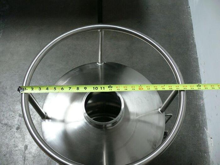 Used Lot of 4 Precision 200 Liter 316 Stainless Steel  Pressure Vessel 100 PSI @ 302F
