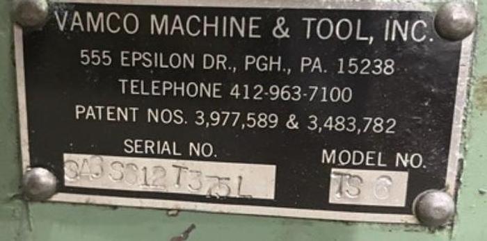 Used VAMCO TS-6