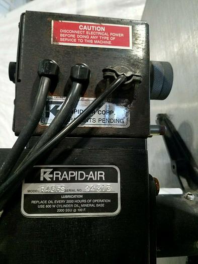 Used Rapid Motorized Double Reel paper Inter-Leaf Stock Coiler Payoff Stamping Feed