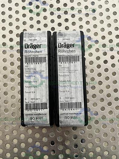 Draeger   8101661, DT Toluene 5/b 5-300 Test Tubes