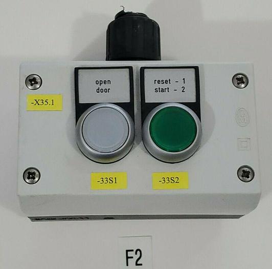 Used *PREOWNED* Moeller 2 Push Button Push Enclosure + Warranty & Free Shipping!