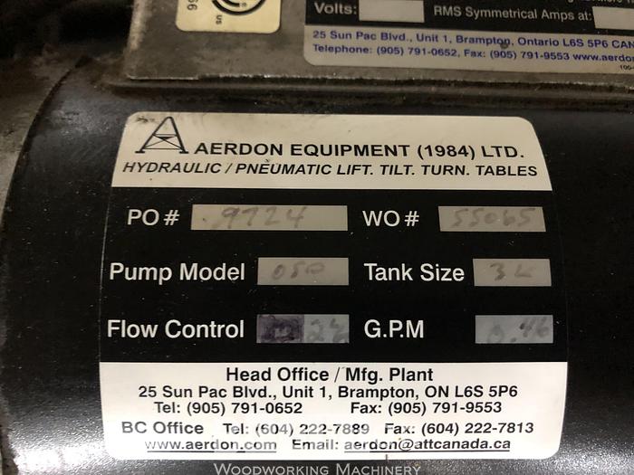 Used -------- 2000lb  Used Scissor Lift Table