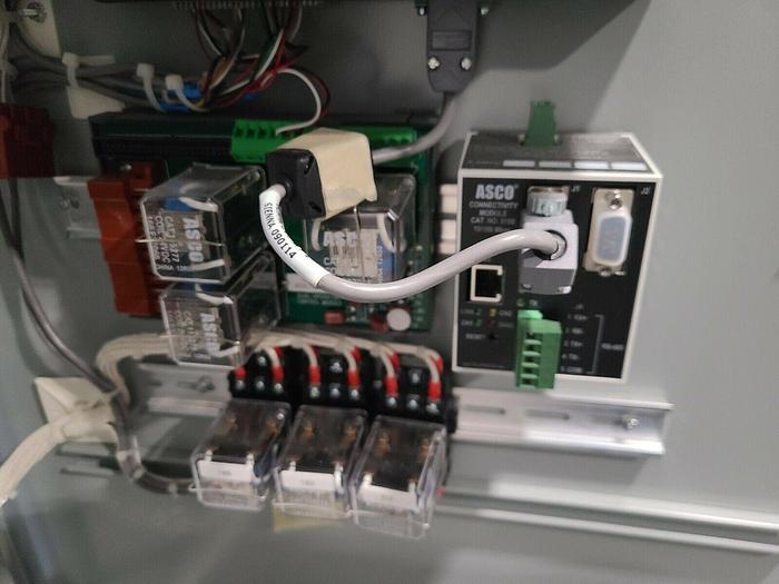 Used Emerson Power Transfer Station with Asco Transfer Switch and PLC 208V 3 Phase