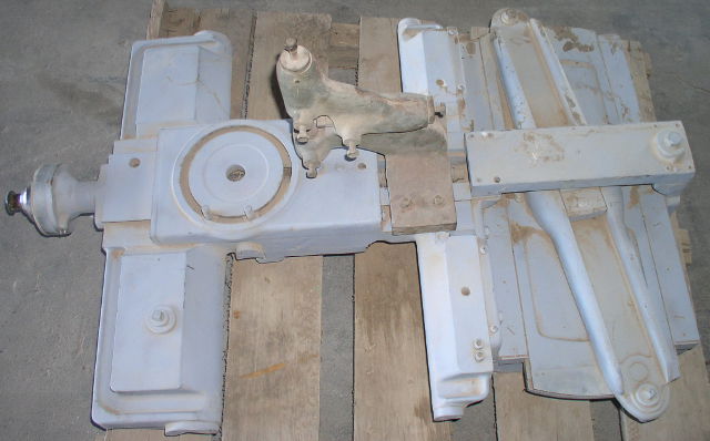 Used Monarch Lathe Saddle and Cross Slide Assembly w/ Taper Attachment