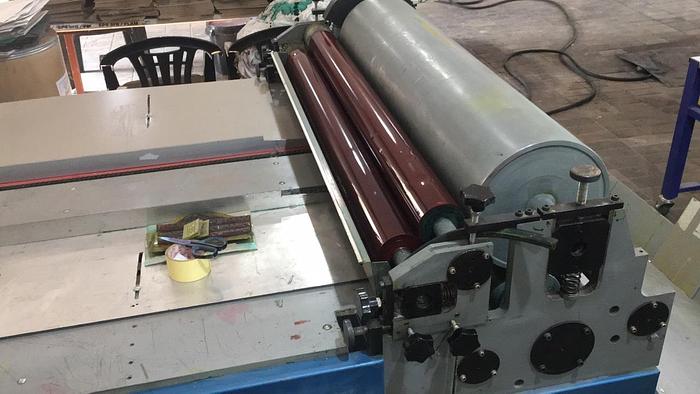 Used Complete line – die cut+printer+packing – for cardboard products (pizza boxes, cup holders etc)