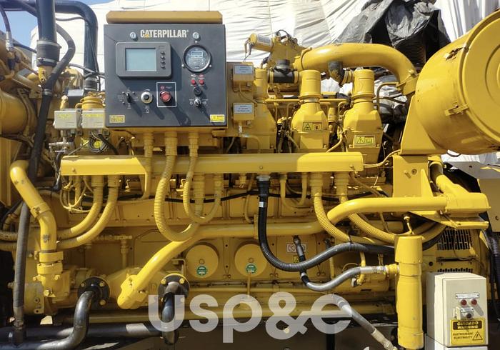 Used 1.3 MW 2008 Used Caterpillar 3512B Diesel Generator Sets