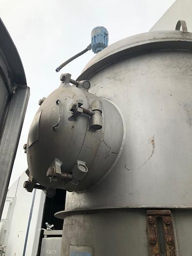 Used OHI 400 Gallon Vertical Stainless Steel Tank