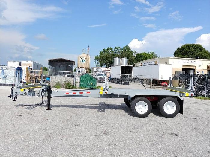 Used 2012 Brooks Brothers PTB112-15KE TA Extendable Pole Trailer - 74360