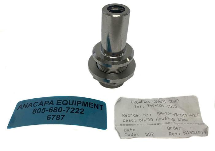 Used Broadley-James B4-72003-8T9-M27 pH/DO Housing 27mm Applikon (6787)W